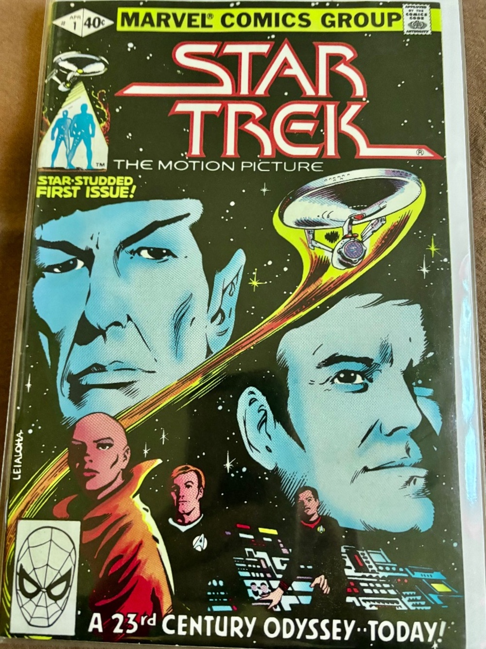 LEGO MARVEL COMICS GROUP Star Trek #1 Vol. 2 1980 April 1st EUC.